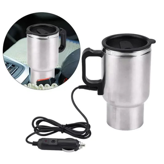 Travel Mug – Electric Kettle for Coffee, Tea, and Soup, 12 Volts